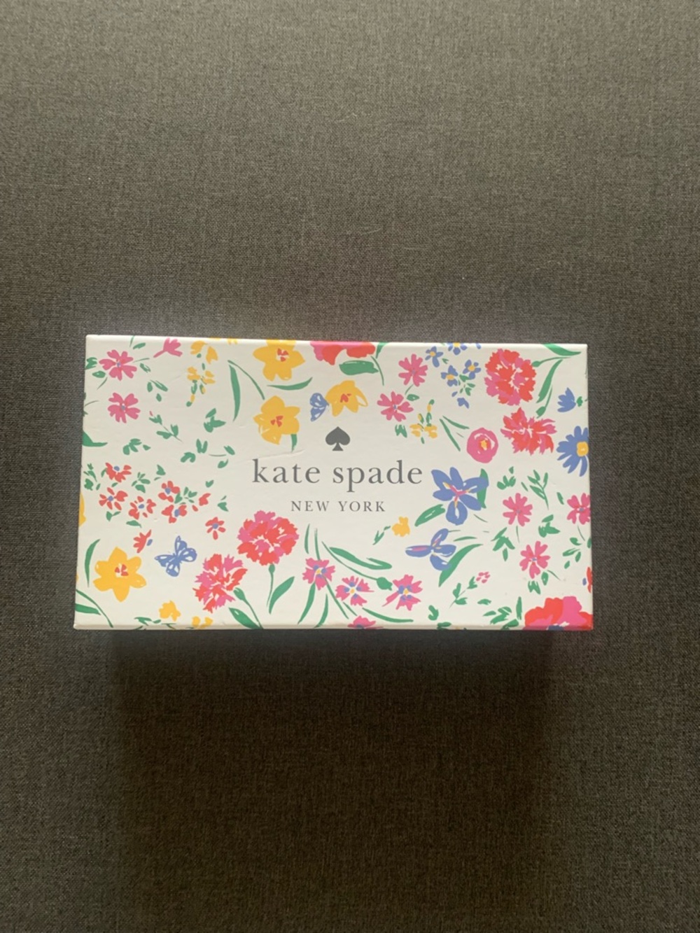 Kate Spade New York Empty Floral Small Rectangular Gift Box NWT